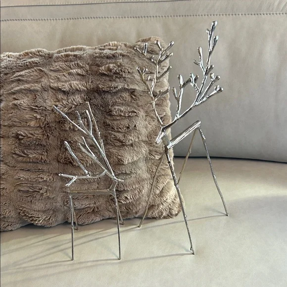 Pottery Barn Silver Stick Reindeer - Picture 7 of 8